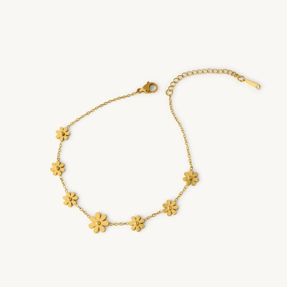 Anthropologie Jewelry - Floral Chain Bracelet Q942